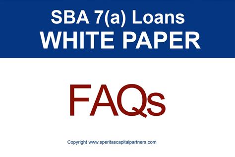 Sba 7a Loan Faq Top 12 Frequently Asked Sba 7a Loan Questions