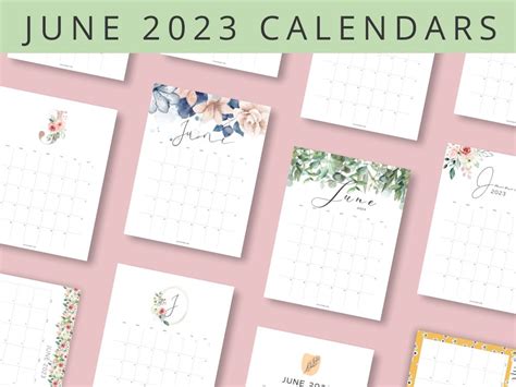 Cute June Calendar Printables 2024 Anjahome