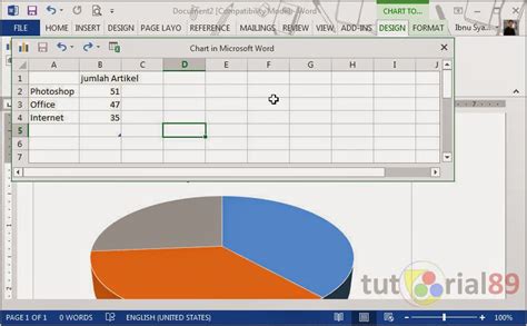 Belajar Simdik Cara Mudah Membuat Diagram Di Microsoft Word