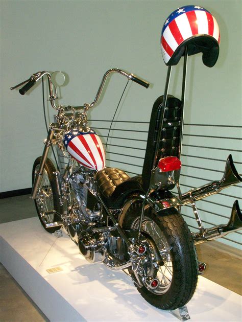 Captain America Panhead Harley Davidson Replica Up For Grabs