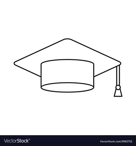 Graduation Cap Clipart Outline And Other Clipart Images On Cliparts Pub™