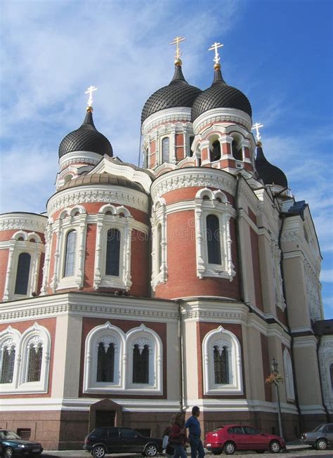 Alexander Nevsky Russian Orthodox Cathedral In Tallinn Estonia