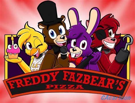 Freddy Fazbears Pizza Logo By Cacartoon On Deviantart Cool Cartoon Drawings Fnaf Drawings