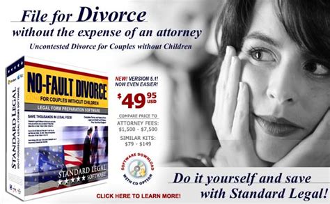 How to divorce doesn't need to be complicated and expensive, we have. About Do It Yourself No-Fault Divorce Legal Forms Software