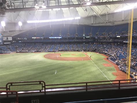 Breakdown Of The Tropicana Field Seating Chart Tampa Bay Rays