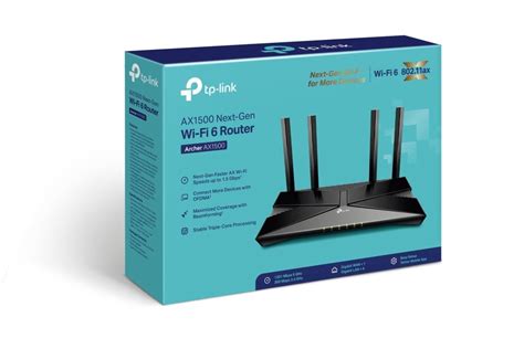 Tp Link Archer Ax1500 Dual Band Wi Fi 6 Router Abctech Výpočetní