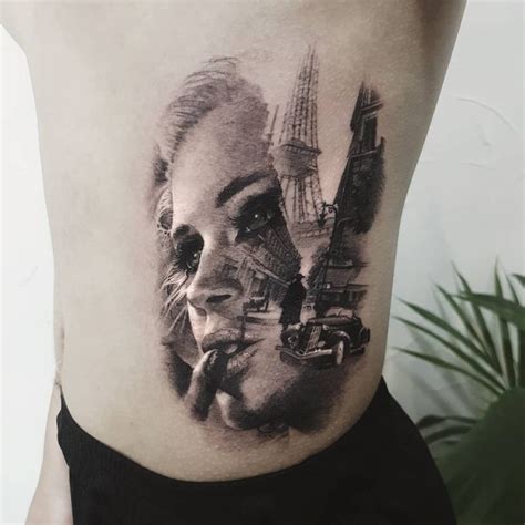 Tattoofilter is a tattoo community, tattoo gallery and international tattoo artist, studio and event directory. Beautiful Surrealist Double-Exposure Tattoos Mash Up People, Architecture & Nature | Double ...