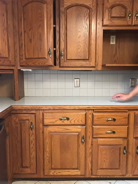 How To Paint Stained Kitchen Cabinets Without Sanding Belletheng