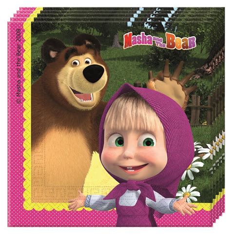 Masha And The Bear Party Decor Supplies Tableware Balloons Etsy