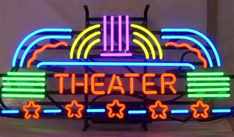 Theater Neon Sign Bar Sign Neon Light Diy Neon Signs