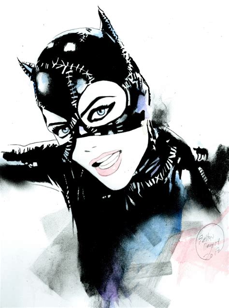 Catwoman In Shelton Bryants Catwoman Comic Art Gallery Room