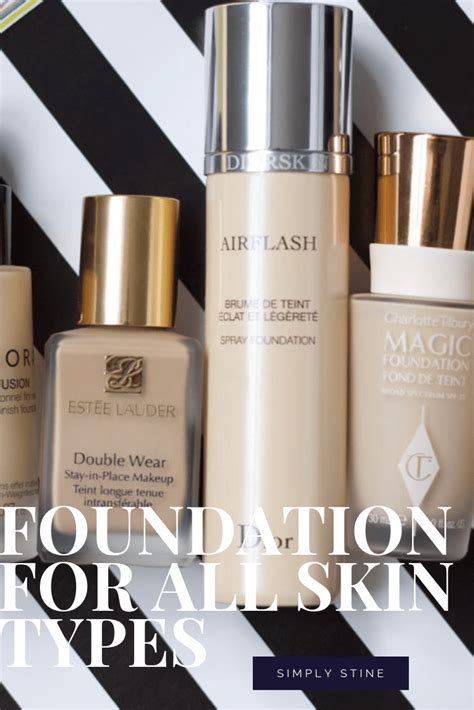 Why I Wear Different Foundations Simply Stine