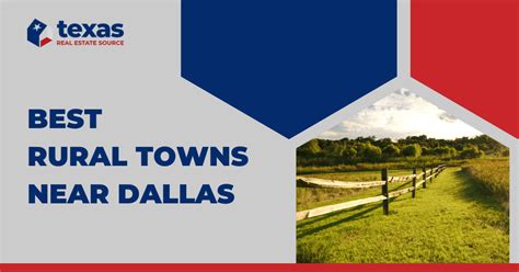 10 Best Rural Towns Near Dallas Best Small Towns In Texas