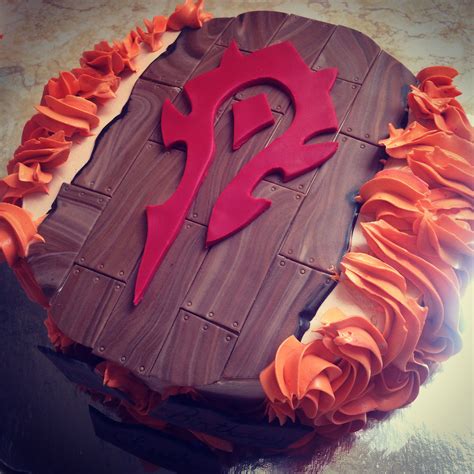 World Of Warcraft Cake Horde Grooms Cake Cake Creations Cake Eater