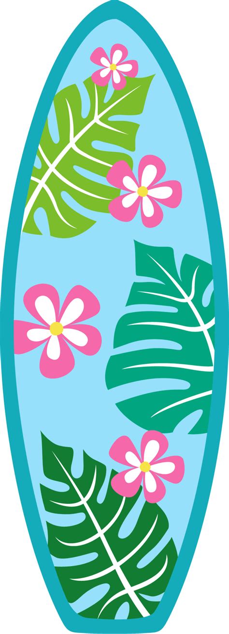 Download High Quality Hawaiian Clipart Surfboard Transparent Png Images