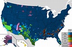 Racial map of the USA : MapPorn