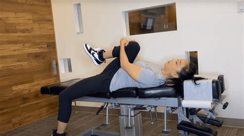 Hip Flexor Stretch Lying Down Victoria BC Mind Body Spine