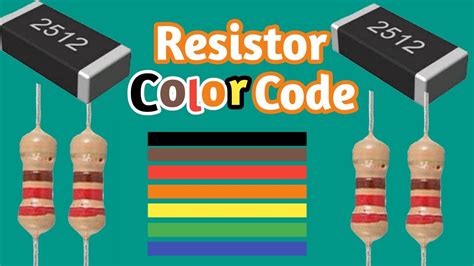 Resistor Color Code Easy Method Smd Coding Youtube