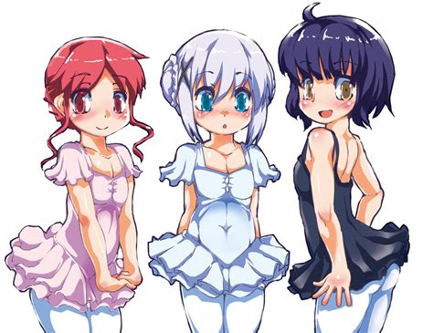 Kafuu Chino Jouga Maya And Natsu Megumi Gochuumon Wa Usagi Desu Ka