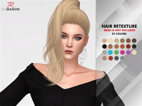 The Sims Resource Nightcrawler`s Divine Hair Retextured By Remaron