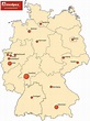 Essen Deutschlandkarte