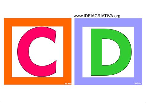 Alfabeto Completo Para Imprimir Colorido