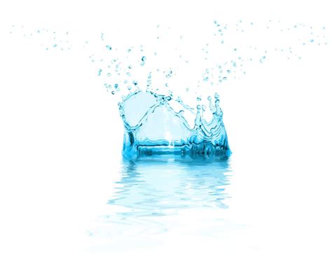 Realistic Water Splash Background Vector Download