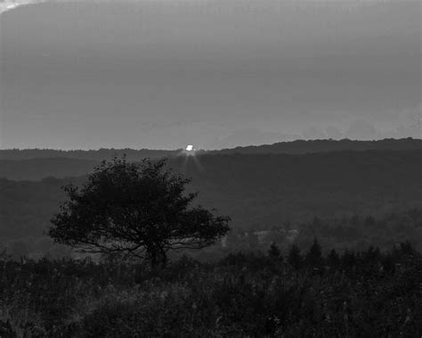 Black And White Sunset Photograph By John Hannan