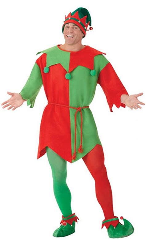 Elf Fancy Dress All Mens Costumes Elf Fancy Dress Christmas Elf Costume Elf Costume