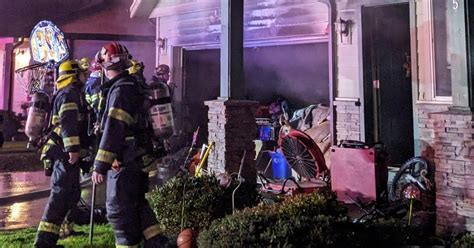 Firefighters Tackle Springfield House Fire