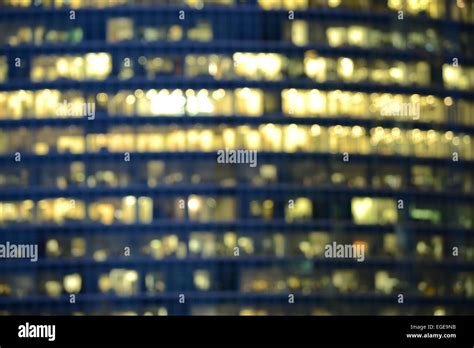 Blurred Image Of The Office Buildings Stock Photo Alamy