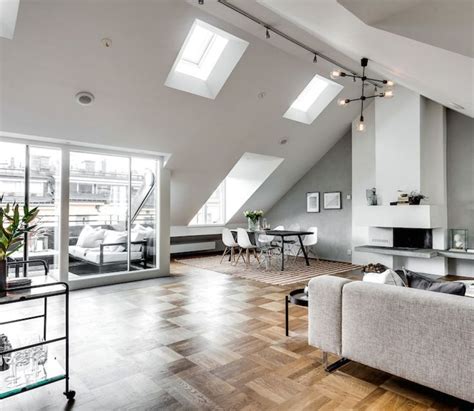 Attic Apartment With Skylights Living In An Attic Apartment Attic