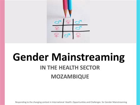 Gender Mainstreaming Gender Responsive Budgeting