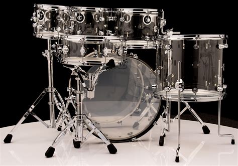 Dw Acrylic Design Series Drum 6pc Set Clear 81012162214sd