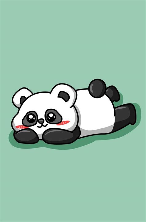 A Lazy Panda Cartoon 3226457 Vector Art At Vecteezy
