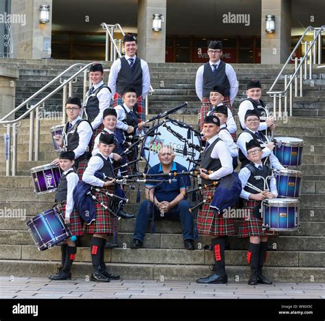 Glasgow Uk 12th Aug 2019 Glasgows International Piping Festival