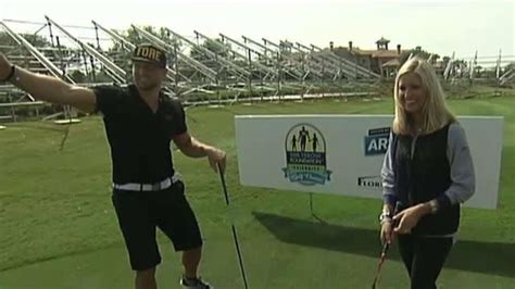 Ainsley Earhardt Joins Tim Tebow On The Golf Course Video