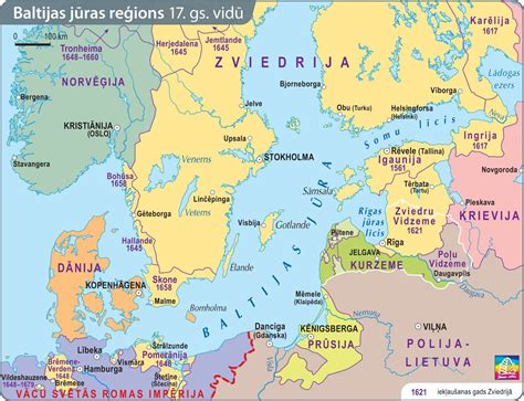 Baltic Sea In Xvii Cnt Cartography Map History