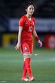 Lee Mina of South Korea in action during the EAFF E-1 Women's ...
