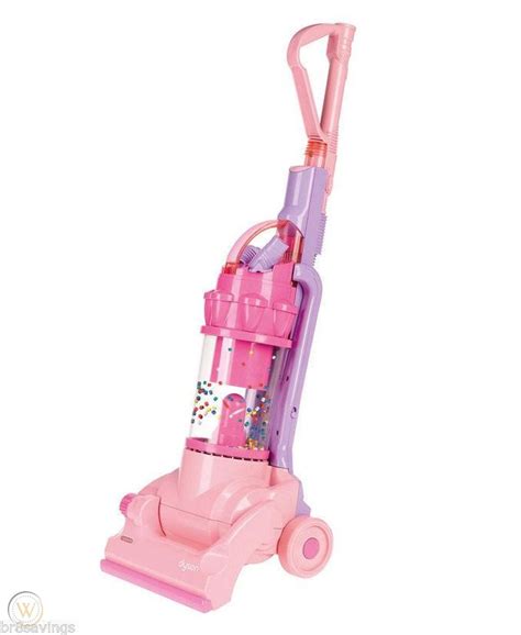 Dyson Toy Vacuum Cleaner Real Suction And Sounds Toy For Kids Pink