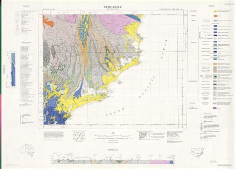 Newcastle Geology Map