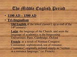 Middle english examples - paglee