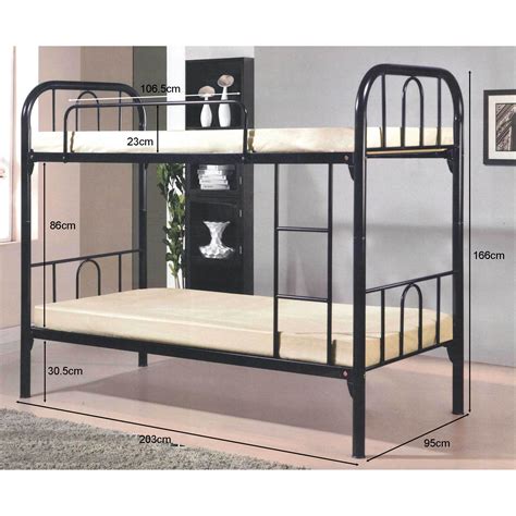 Safari Double Deck Metal Bed Furniture And Home Décor Fortytwo