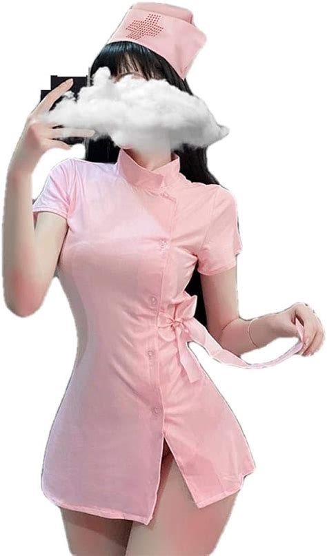 accesorios de lencería para mujer sexy cosplay enfermera disfraz erótico maid outfit girl pink