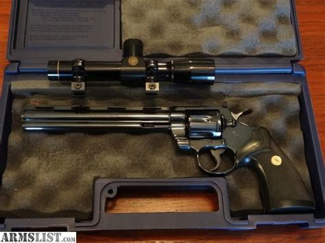 Armslist For Sale Colt Python Hunter W Scope 357 Mag 8