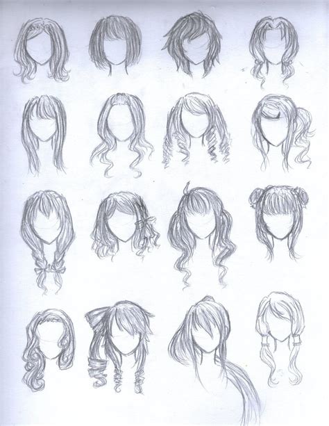 Chibi Hairstyles Art Pinterest Chibi Hair Drawings And Art Reference