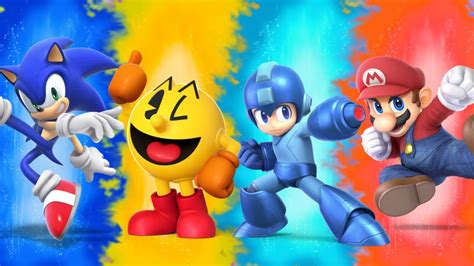 Sonic Vs Mario Vs Megaman Vs Pacman