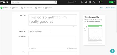If you are a graphic designer, programmer, web creator, translator or voiceover artist, fiverr has a spot for you. Selling Your First Gig on Fiverr - FRAPHIC
