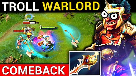 Epic Troll Warlord Mega Creeps Comeback Patch 710 Dota 2 New Meta