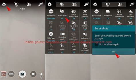 Inside Galaxy Samsung Galaxy S5 How To Take Photos Using Burst Shot